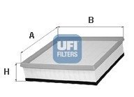 Воздушный фильтр UFI Filters 30.272.00 (фото 1)