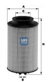 Топливный фильтр UFI UFI Filters 26.011.00