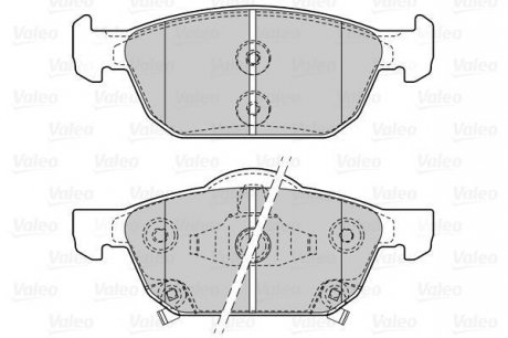 KLOCKI HAMULCOWE Valeo 601508