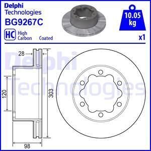 TARCZA HAM.TYL Delphi BG9267C