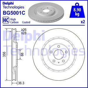 TARCZA HAM.TYL Delphi BG5001C