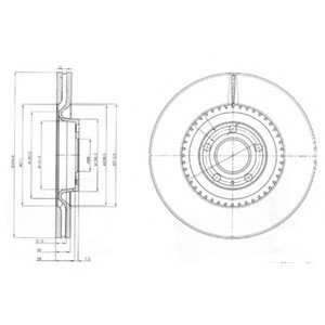 Тормозной диск Delphi BG9003