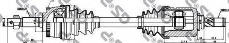 Приводной вал GSP GSP AUTOMOTIVE 241025
