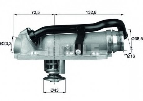 Термостат, охлаждающая жидкость MAHLE TM 8 105