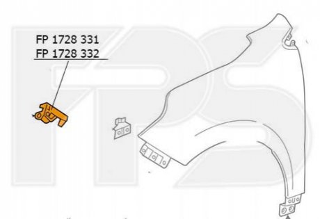Ремчастина металева FPS Forma Parts System FP 1728 331