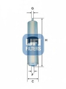 Топливный фильтр UFI UFI Filters 31.926.00
