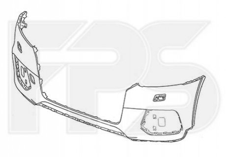Бампер FPS Forma Parts System FP 1218 900-P