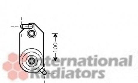 Радиатор масляный CODOBA1/2/IBIZA2 AT 93-99 Van Wezel 58003110 (фото 1)