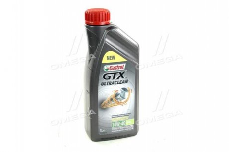 Моторное масло GTX ULTRACLEAN / 10W40 / 1л. /(ACEA A3/B4) Castrol 15DE17