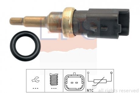 Датчик температури охолодж. рідини PSA Berlingo 1.6 09-/C3 1.4 13-/3008 1.6 09- Facet 1.830.399 (фото 1)