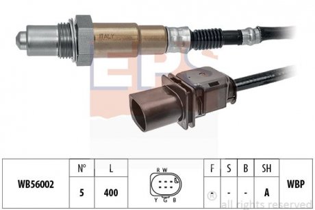 Лямда-зонд (5конт,) BMW 1 (E87) 118d/120d 03-12/ BMW 1 (F20) 114d-120d 12- Facet 1.998.467 (фото 1)