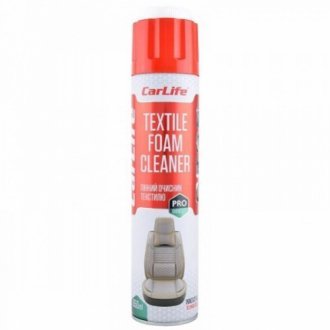 Очисник текстилю, Textile Foam Cleaner,650ml. CARLIFE CF651