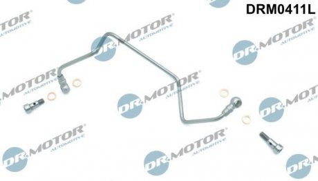 Трубка турбокомпрессора ДВЗ (чорний метал) Dr. Motor Automotive DRM0411L (фото 1)