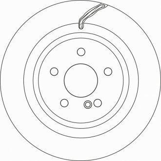 TARCZA HAMULC. MERCEDES W212 E-KLASA 09-16 TYŁ TRW DF6826S