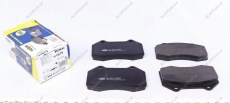 Комплект тормозных колодок, дисковый тормоз ICER ICER Brakes 181679