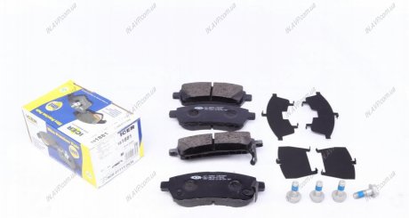 Комплект тормозных колодок, дисковый тормоз ICER Brakes 181881 (фото 1)
