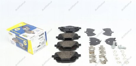 Комплект тормозных колодок, дисковый тормоз ICER Brakes 182161 (фото 1)