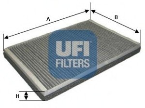 Фильтр, воздух во внутренном пространстве UFI UFI Filters 54.123.00