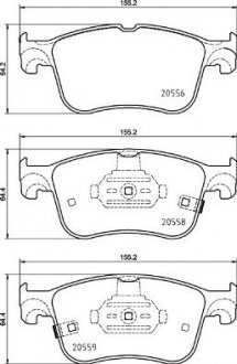 Гальмівні колодки дискові P24 218 Brembo P24218