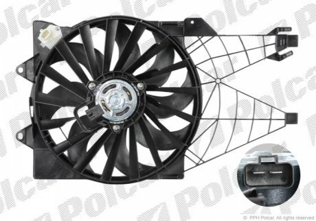 Вентилятори з корпусом / кронштейном POLCAR 302523W5