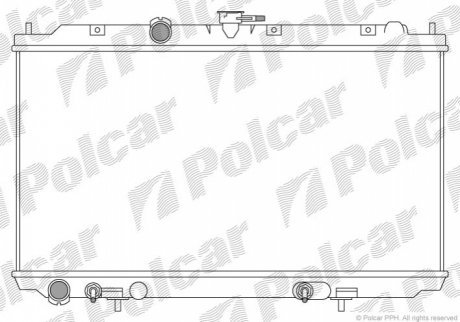 Радіатори охолодження POLCAR 273408-1 (фото 1)