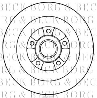 Тормозной диск Borg & Beck BBD5970S (фото 1)