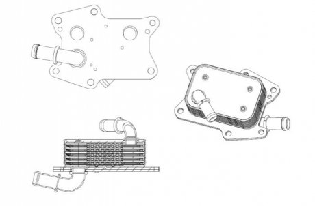 CHŁODNICA OLEJU MERCEDES NRF 31830