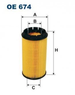 Масляний фiльтр FILTRON WIX FILTERS OE674/8