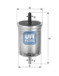 Топливный фильтр UFI UFI Filters 31.562.00