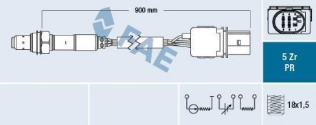 SONDA LAMBDA AUDI VW FAE 75032