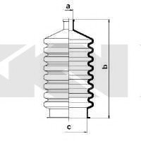 Пыльник рулевого механизма (Spidan) GKN 83951