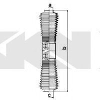 Пыльник рулевого механизма (Spidan) GKN 83651