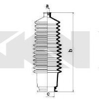 Пыльник рулевого механизма (Spidan) GKN 83798