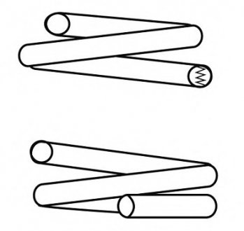 Пружина передня Volvo C30 06-12/S40 05-12/V50 05-12 CS GERMANY LS GERMANY 14.871.640