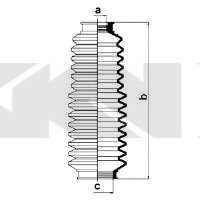 Пыльник рулевого механизма (Spidan) GKN 83518