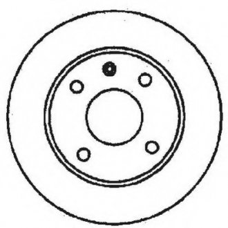 Тормозной диск Jurid 561373J (фото 1)