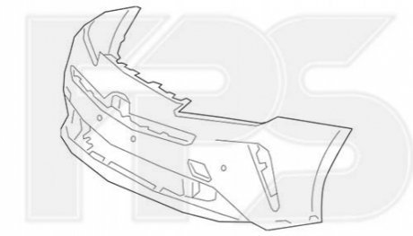 Бампер FPS Forma Parts System FP 7079 900