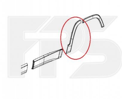 Полоска пластикова FPS Forma Parts System FP 3813 521