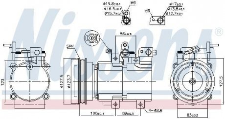 Компрессор кондиціонера NISSENS Nissens A/S 89194