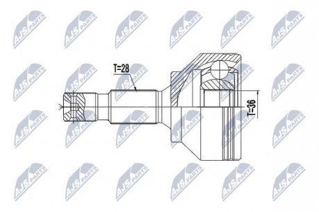 Шарнир равных угловых скоростей NTY NPZ-PE-033