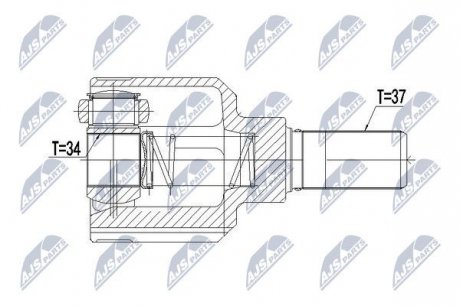 Шарнир равных угловых скоростей NTY NPW-PE-040