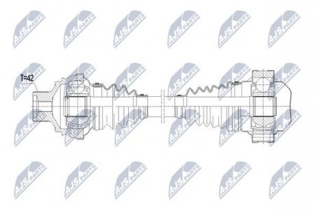 Полуось NTY NPW-VW-079