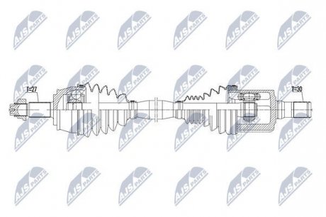 Полуось NTY NPW-CH-042