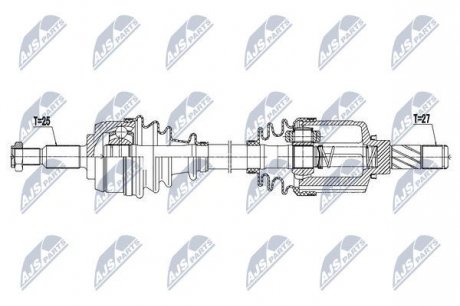 Полуось NTY NPW-RE-066