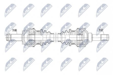 Полуось NTY NPW-BM-077