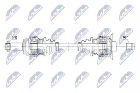 Полуось NTY NPW-BM-095