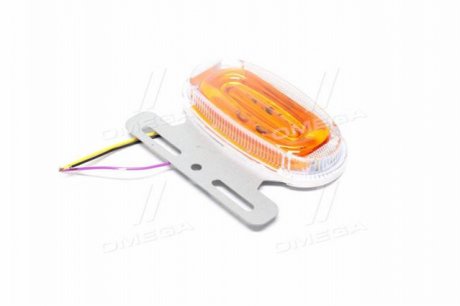 Фонарь габаритный (желтый) 9D LED 24V (с бегущим поворотником, подсветкой борта) TEMPEST TP 97-27-97