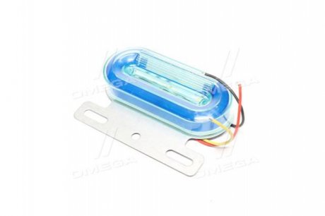 Фонарь габаритный (синий) LED 24V (с бегущим поворотником, подсветкой борта) TEMPEST TP 97-27-92 (фото 1)