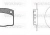 Комплект тормозов, дисковый тормозной механизм WOKING 80013.01