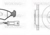 Комплект тормозов, дисковый тормозной механизм WOKING 80193.02